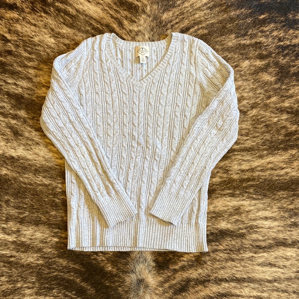 Womens Cable Knit Sweater